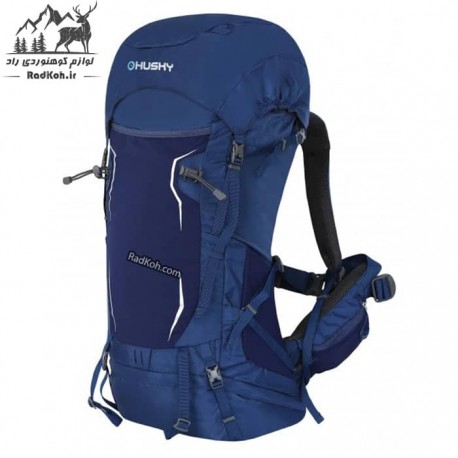 کوله پشتی کوهنوردی 50 لیتری هاسکی مدل رونی نیو رنگ سرمه ای