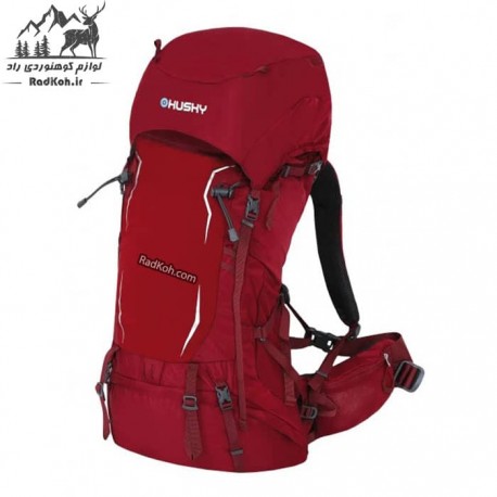 کوله پشتی کوهنوردی 50 لیتری هاسکی مدل رونی نیو رنگ قرمز