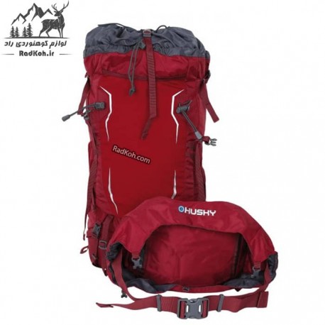 کوله پشتی مسافرتی 50 لیتری هاسکی مدل رونی نیو رنگ قرمز