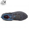 کفش طبیعت گردی مردانه هومتو مدل humtto 240351A-2 بند دیسکی رنگ خاکستری تیره