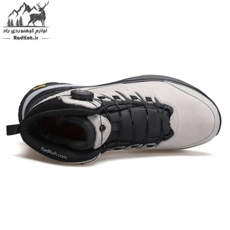 کفش پیاده روی مردانه هومتو مدل humtto 240217A-3 بند دیسکی رنگ طوسی روشن