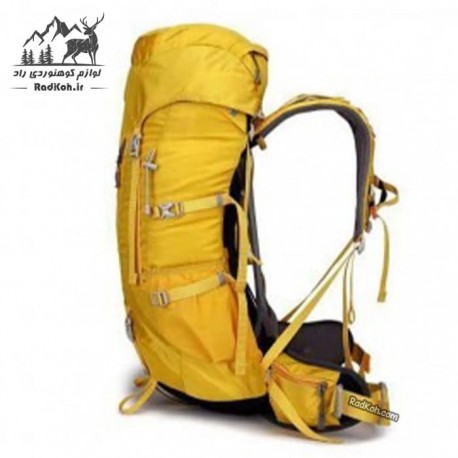 کوله پشتی کوهنوردی 50 لیتری کاراکال مدل Adventure کد KA-6011 رنگ زرد
