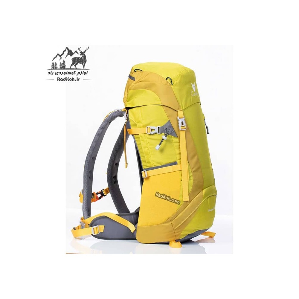 کوله پشتی کوهنوردی 36 لیتری کاراکال مدل Adventure کد KA-9956 رنگ زرد