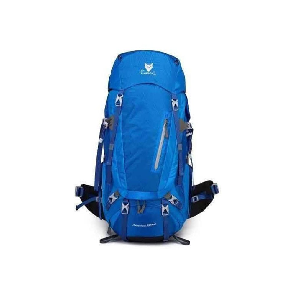 خرید کوله پشتی کوهنوردی کاراکال 55+10 لیتری مدل KA-8074 رنگ آبی