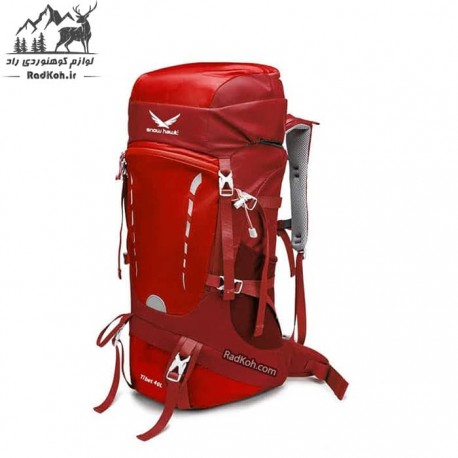 کوله پشتی کوهنوردی 40 لیتری اسنوهاک مدل tibet کد SN5441 رنگ قرمز