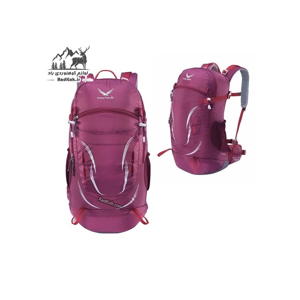 کوله پشتی کوهنوردی 30 لیتری اسنوهاک مدل Nature کد SN3030 رنگ بنفش