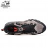 کفش کوهنوردی مردانه هومتو مدل humtto 240119A-1 بند دیسکی رنگ طوسی روشن
