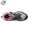 کفش کوهنوردی زنانه هومتو مدل humtto 240119B-1 بند دیسکی رنگ خاکستری