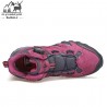 کفش کوهنوردی زنانه هومتو مدل humtto 240119B-2 بند دیسکی رنگ زرشکی