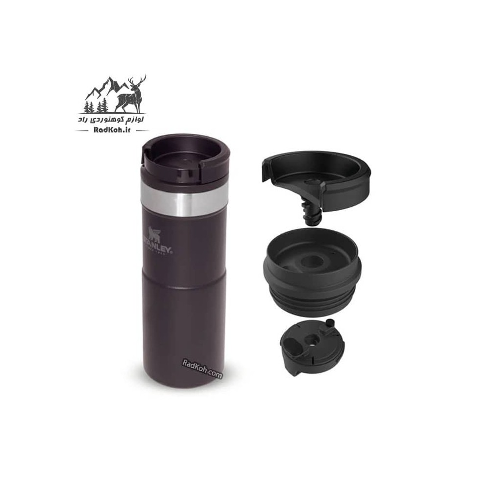 تراول ماگ 350 میل استنلی سری کلاسیک رنگ مشکی