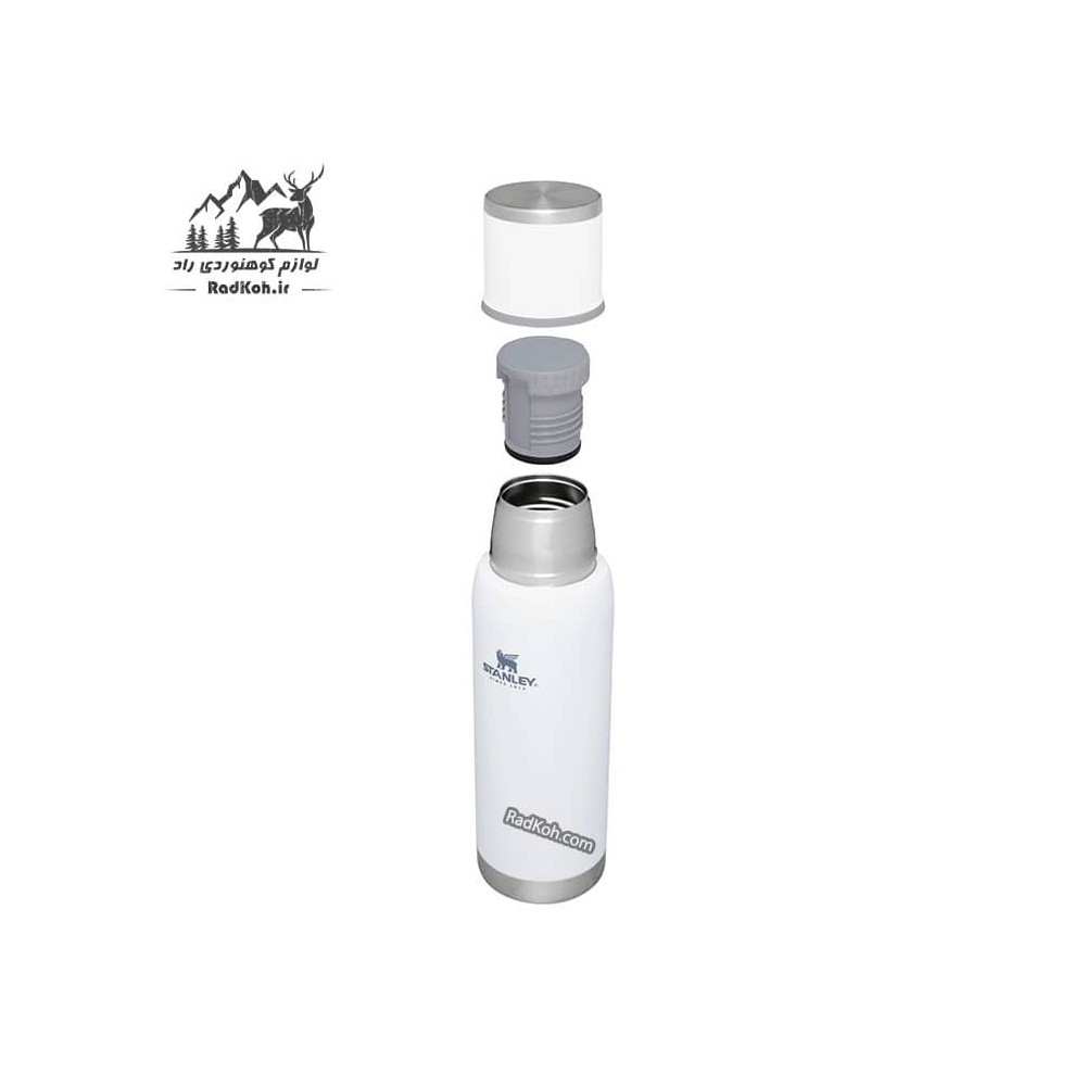 فلاسک استنلی 1 لیتری ادونچر مدل To-Go bottle 1L رنگ سفید