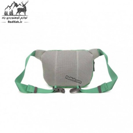 کیف کمری کله گاوی مدل 6104 رنگ سبز کله غازی