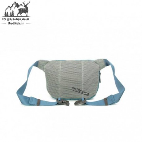 کیف کمری کله گاوی مدل 6104 رنگ آبی