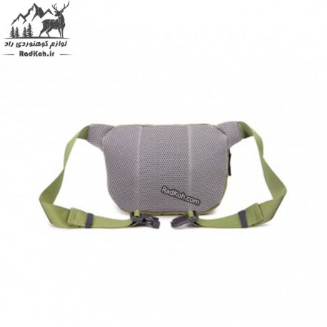 کیف کمری کله گاوی مدل 6104 رنگ سبز زیتونی