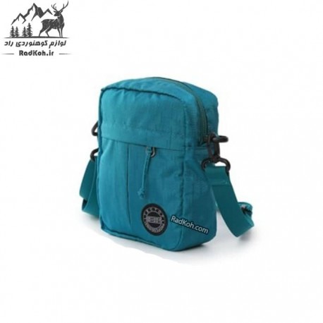 کیف دوشی مسافرتی تکتاپ مدل 1238910BB رنگ سبزآبی
