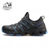 کفش پیاده روی مردانه هامتو مدل 610049A-1 رنگ مشکی/آبی