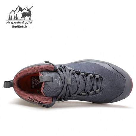 کفش پیاده روی نیم بوت زنانه هومتو مدل humtto 240501B-2 رنگ خاکستری تیره