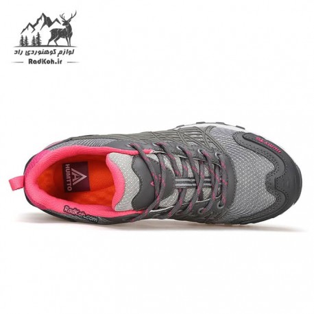 کفش طبیعت گردی زنانه هومتو مدل humtto 150791B-3 رنگ خاکستری تیره/صورتی